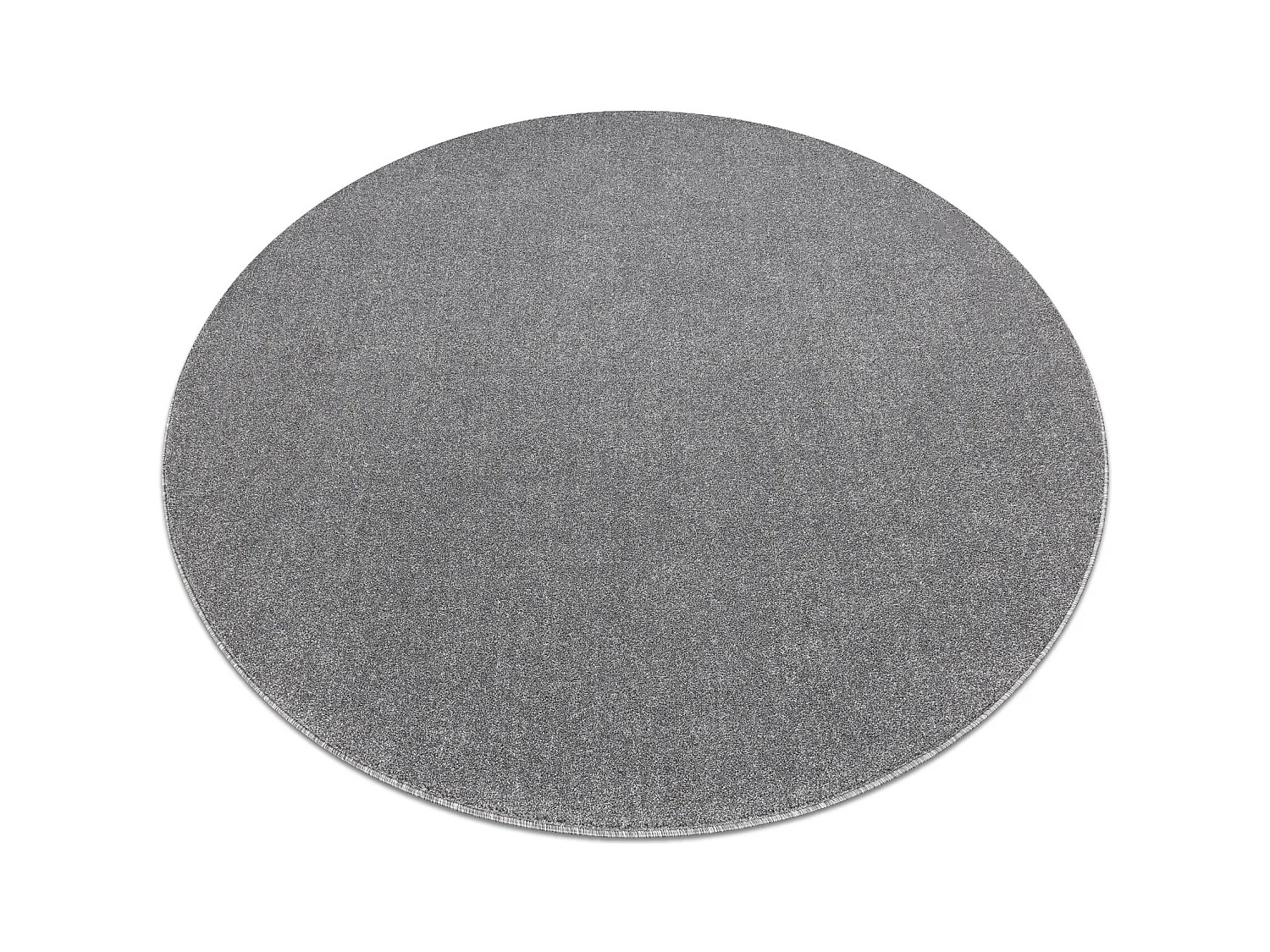 Tapis ETON PLUS cercle gris clair, unicolore, uniforme, uni cercle 200 cm