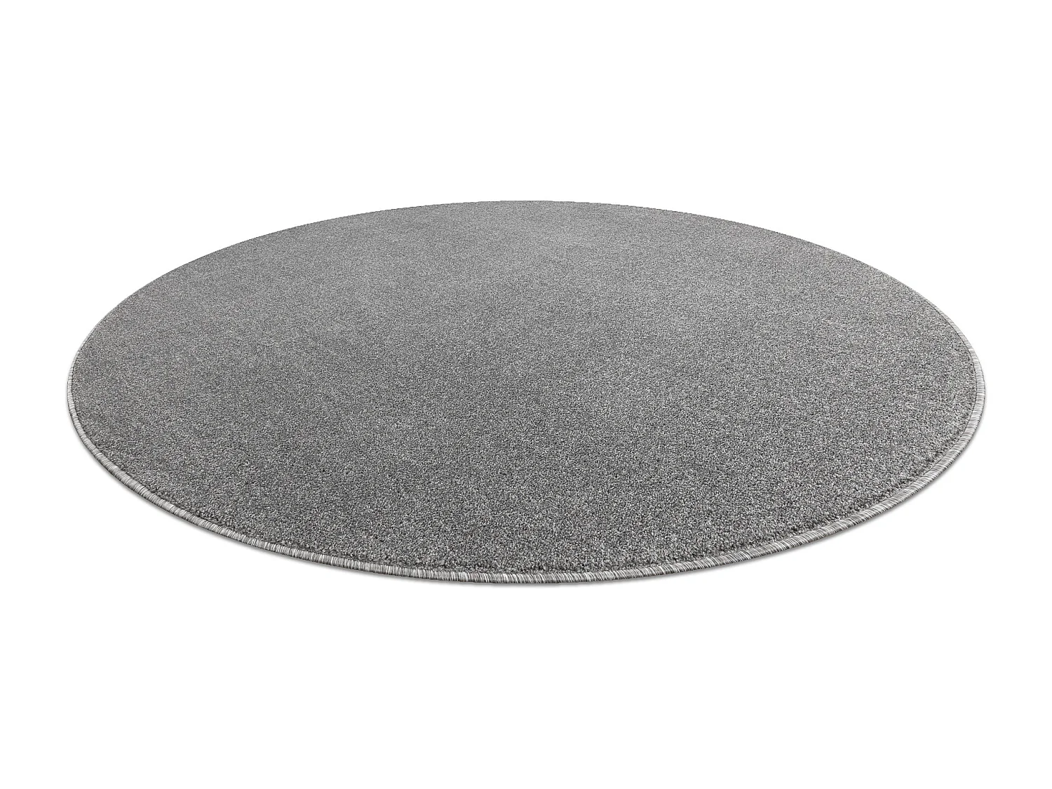 Dywan ETON PLUS koło jasnoszary jednolity, jednokolorowy, gładki cercle 200 cm