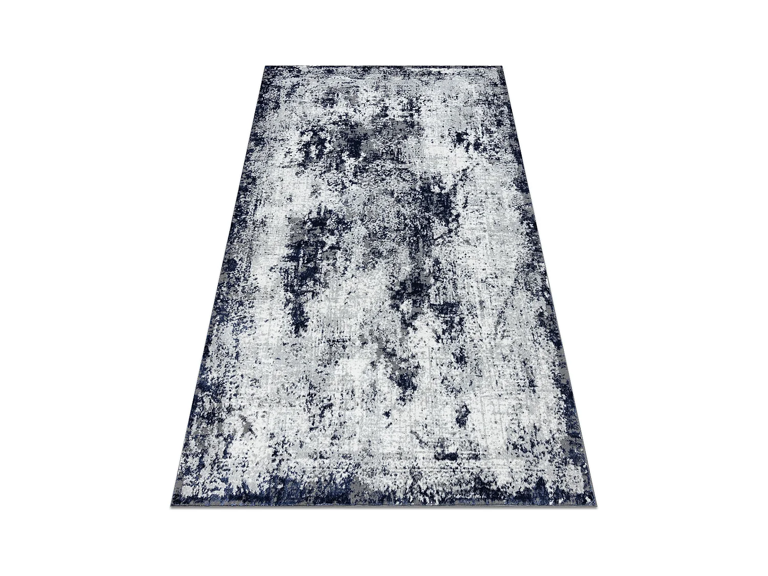Tapis ALLURE 1959 Abstraction - Structurel, élégant, glamour blanc / 80x150 cm