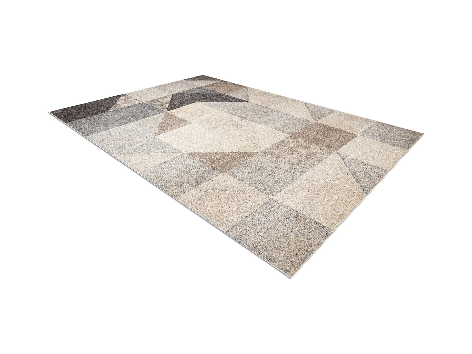Tappeto FUSION 9777 crema / beige - Geometrico, moderno, astratto 80x150 cm