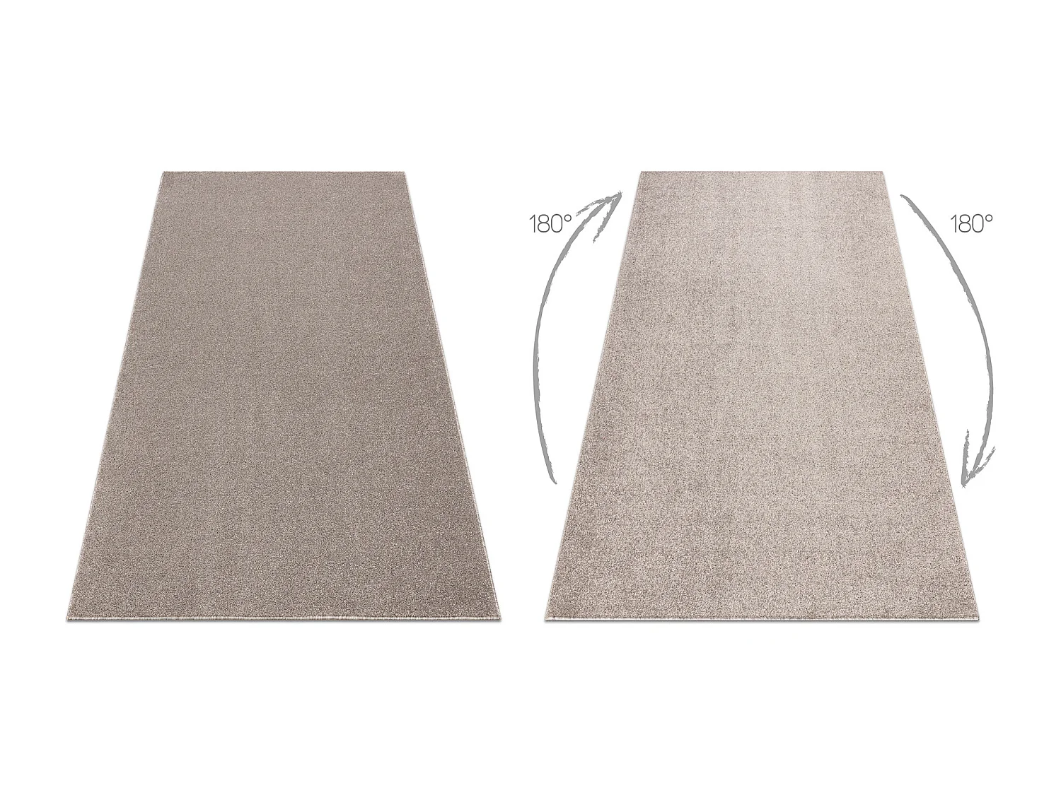 Tapis ETON PLUS beige, unicolore, uniforme, uni 300x400 cm