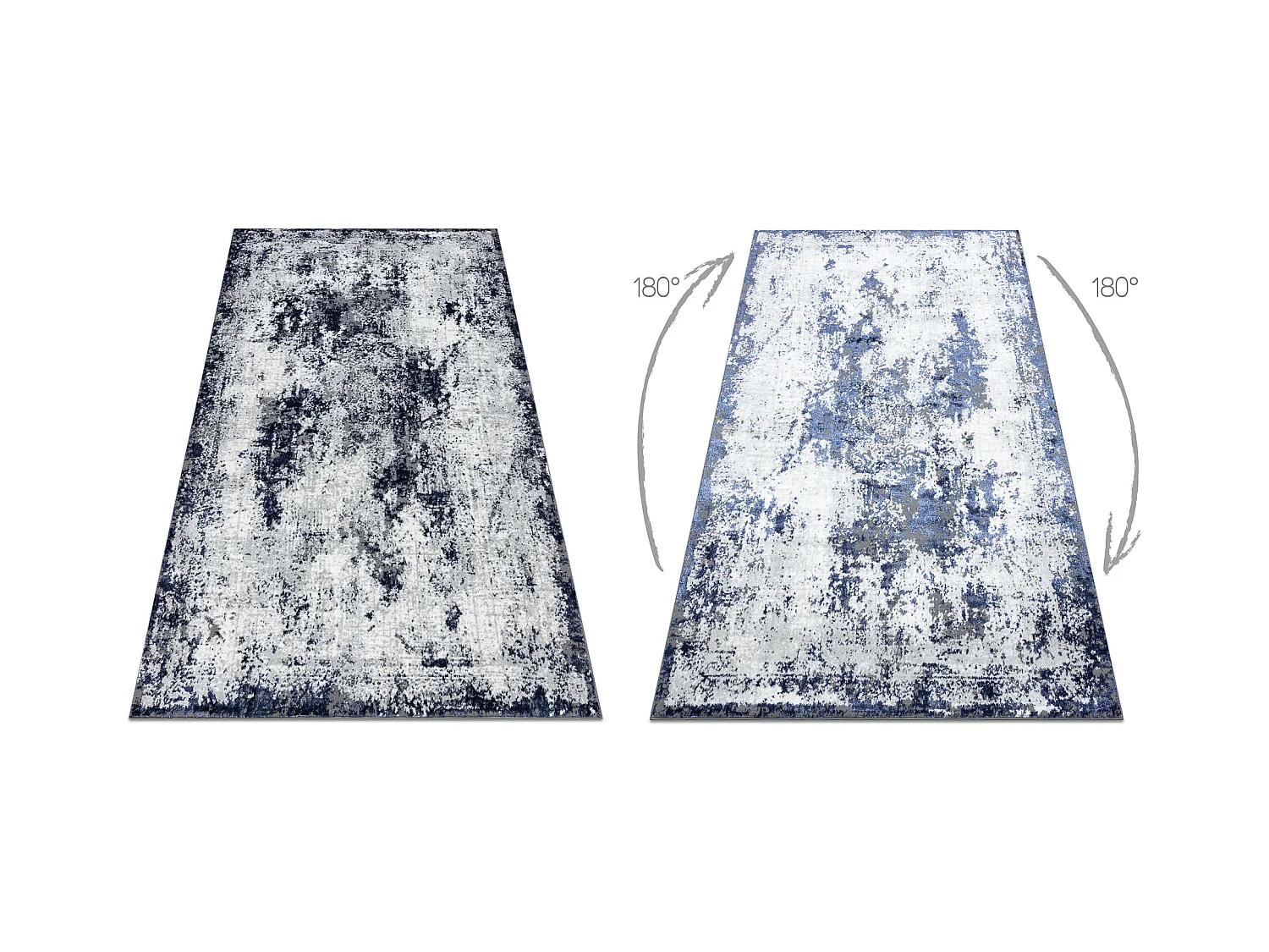 Teppich ALLURE 1959 Abstraktion - Strukturell, stilvoll, glamourös we 200x290 cm