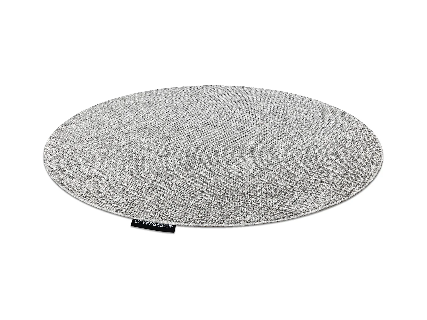 Teppich CASABLANCA LOOP Kreis hellgrau Schleife weich cercle 200 cm