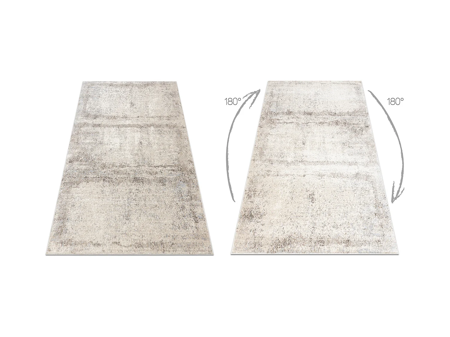 Dywan FUSION 8255 krem / beż - Vintage, nowoczesny, abstrakcyjny 120x170 cm