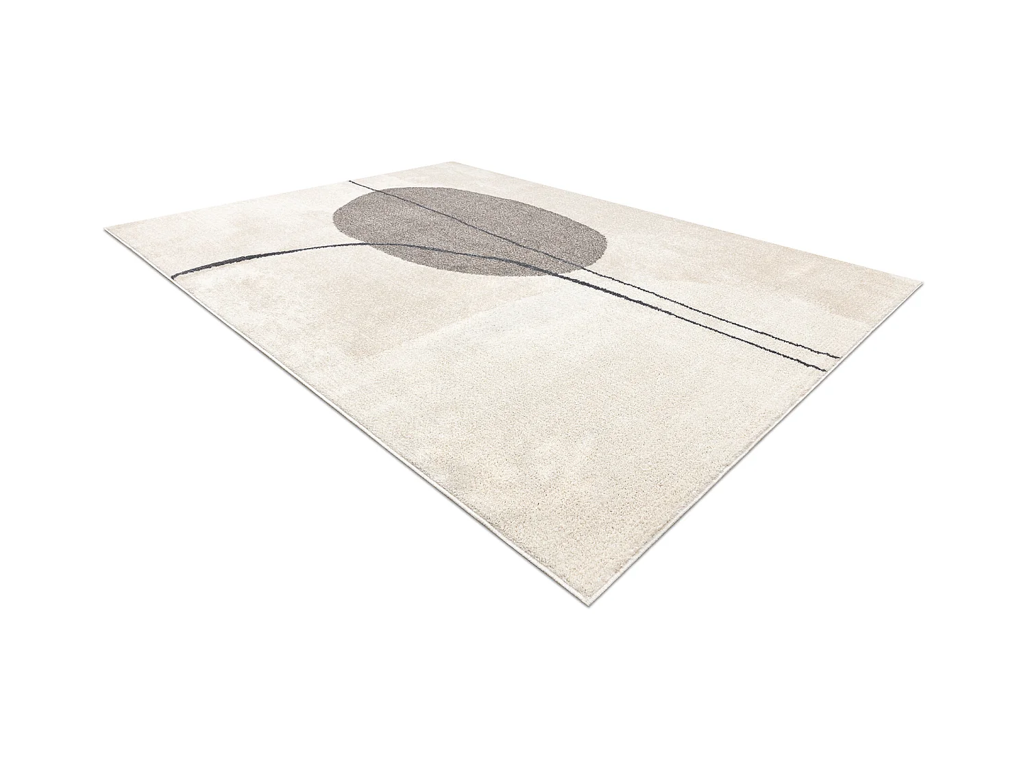 Tapis FUSION 0808 crème / beige - Géométrique, moderne, abstrait 200x290 cm