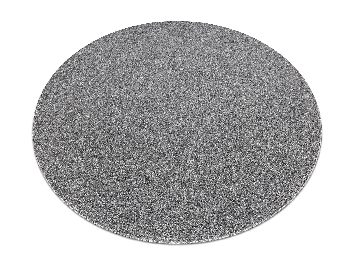 Tapis ETON PLUS cercle gris clair, unicolore, uniforme, uni cercle 150 cm
