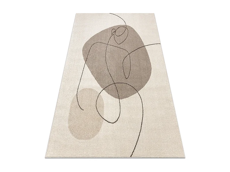 Teppich FUSION 8299 creme / beige - Geometrisch, modern, abstrakt 280x370 cm