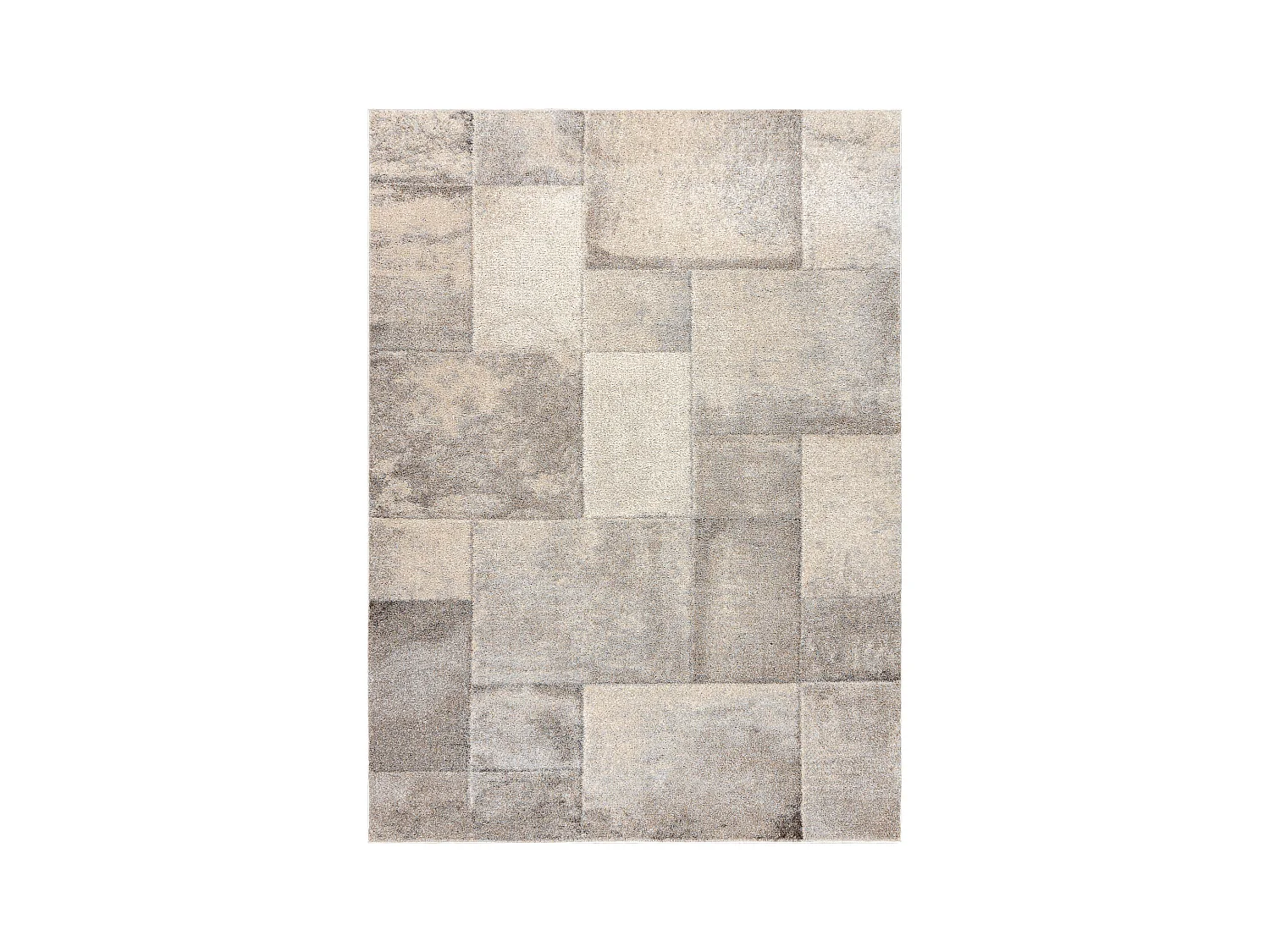 Teppich FUSION 1200 creme / beige - Geometrisch, modern, abstrakt 160x220 cm