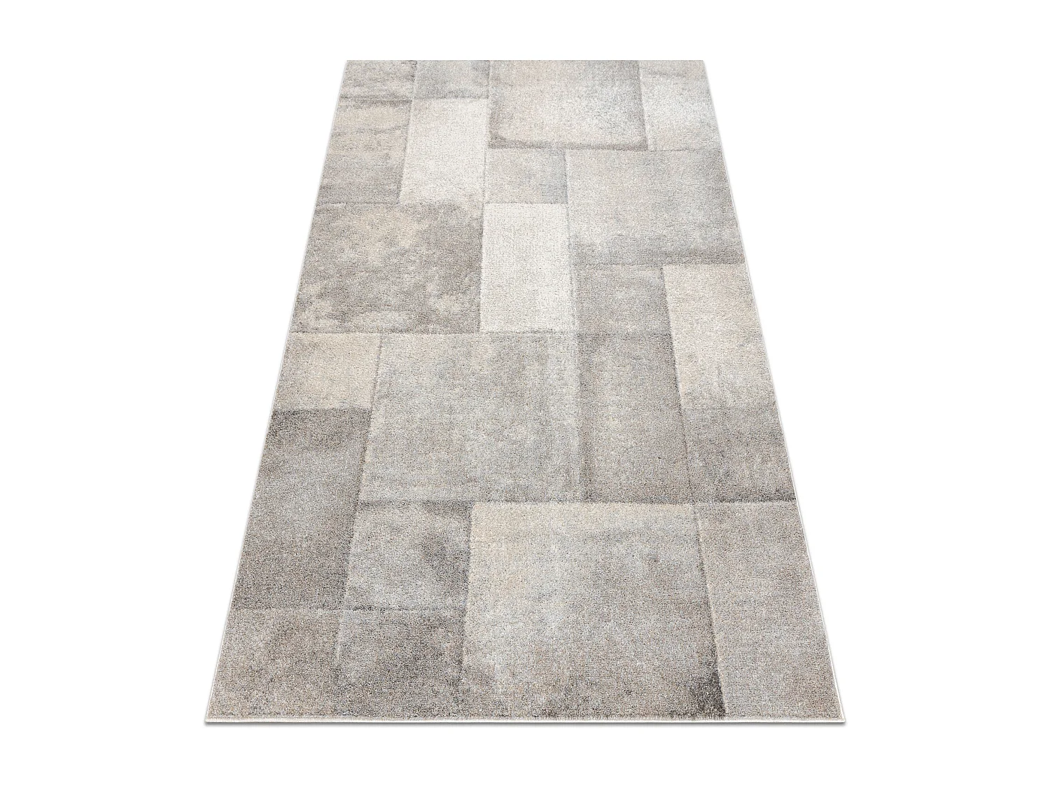 Tapis FUSION 1200 crème / beige - Géométrique, moderne, abstrait 160x220 cm