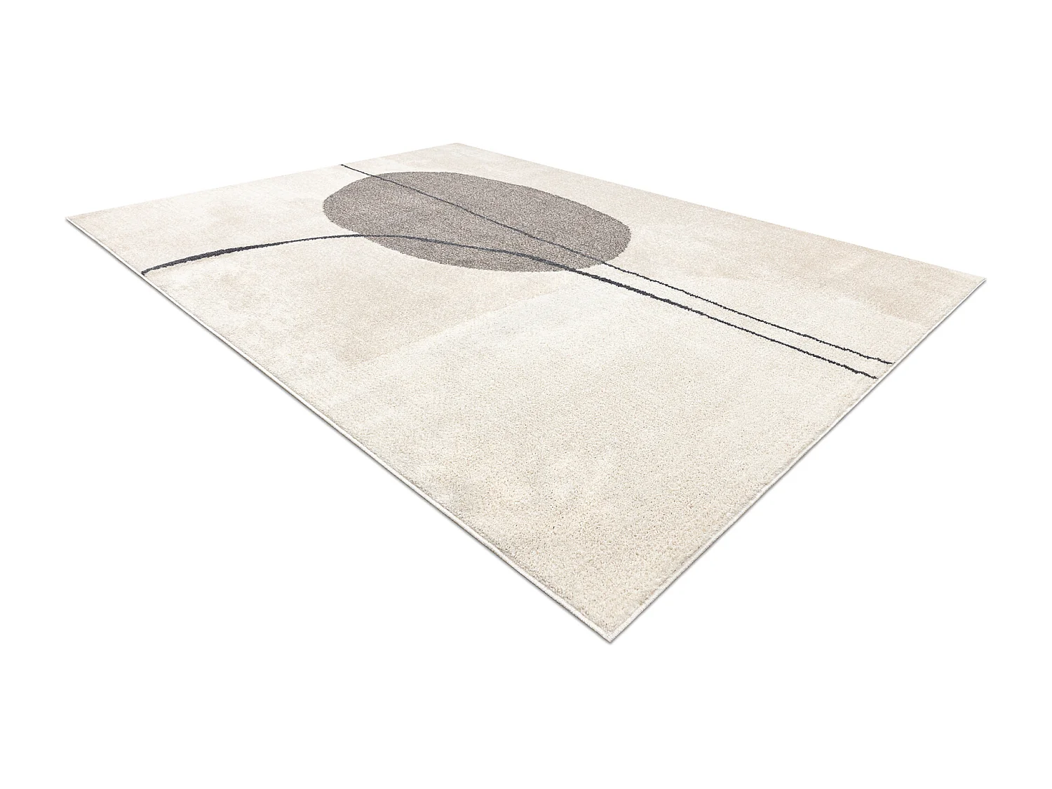 Tappeto FUSION 0808 crema / beige - Geometrico, moderno, astratto 240x330 cm