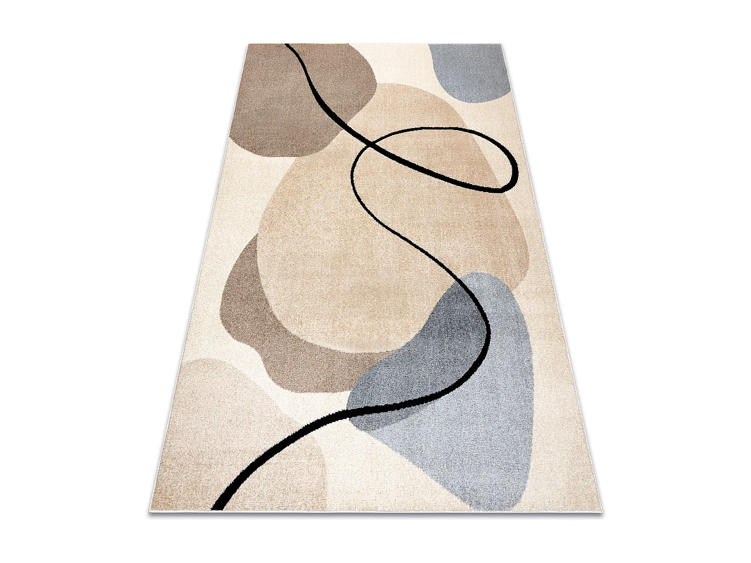 Tappeto FUSION 9213 crema / beige - Geometrico, moderno, astratto 160x220 cm