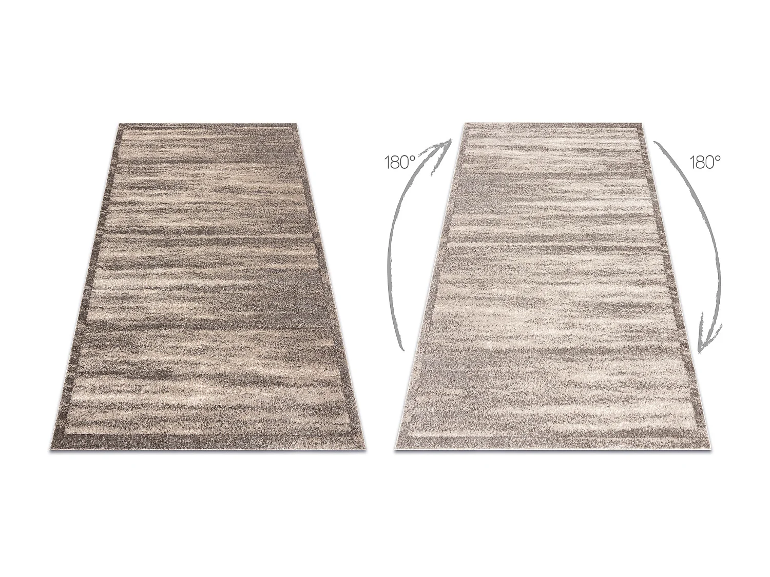Tapis FUSION 8893 beige / marron - Mélange, moderne, abstrait 280x370 cm