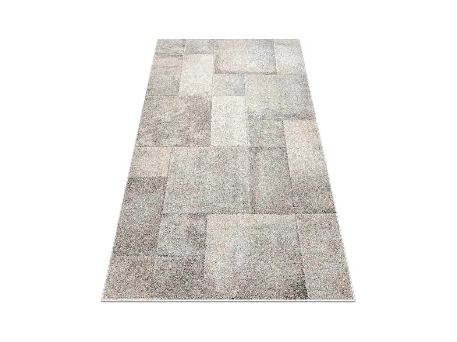 Tapis FUSION 1200 crème / beige - Géométrique, moderne, abstrait 120x170 cm