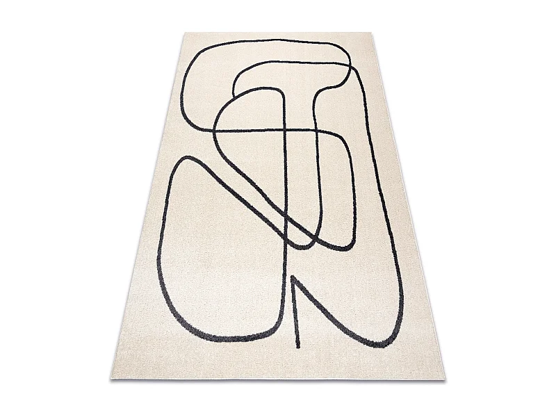 Tapete FUSION 8297 creme / cinza escuro - Linhas, moderno, abstrato 280x370 cm