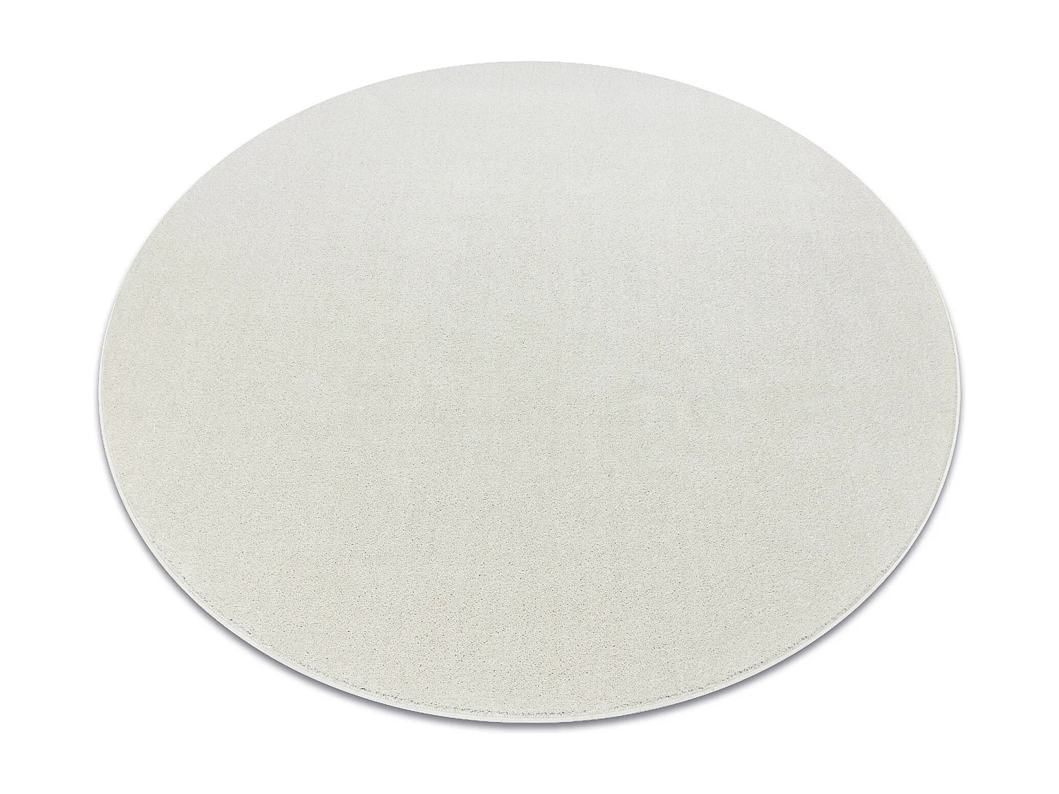 Dywan ETON PLUS koło krem jednolity, jednokolorowy, gładki cercle 150 cm