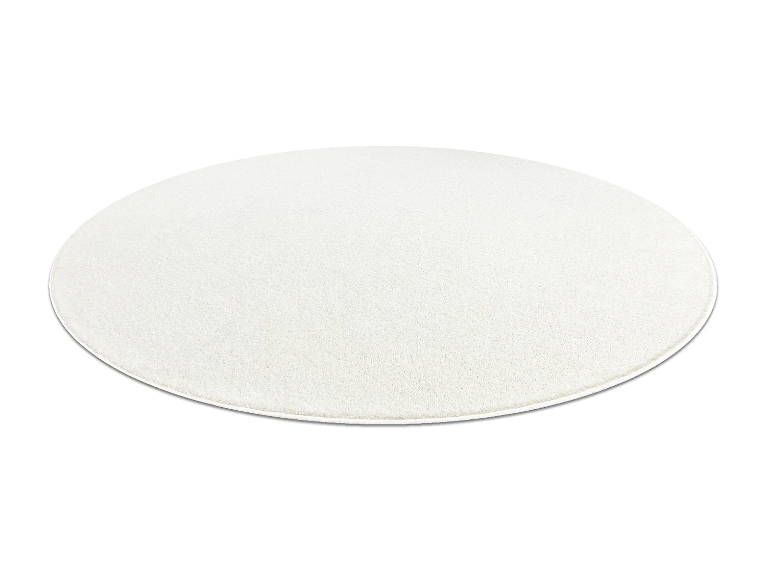 Dywan ETON PLUS koło krem jednolity, jednokolorowy, gładki cercle 150 cm