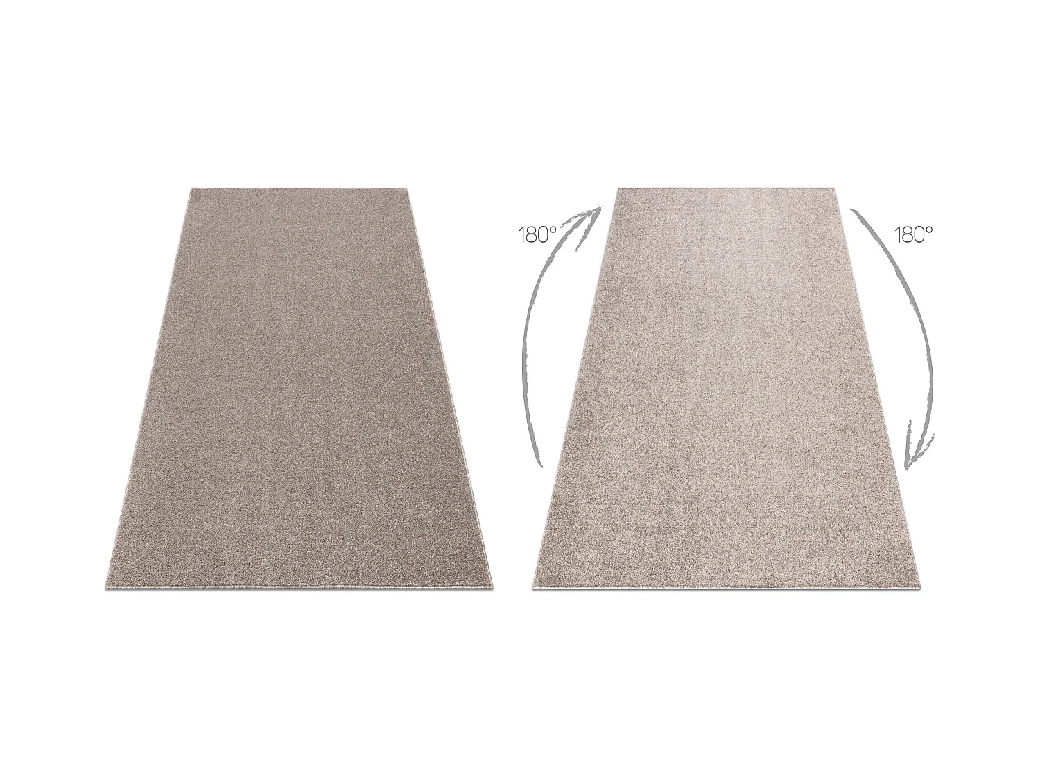 Tapis ETON PLUS beige, unicolore, uniforme, uni 400x400 cm