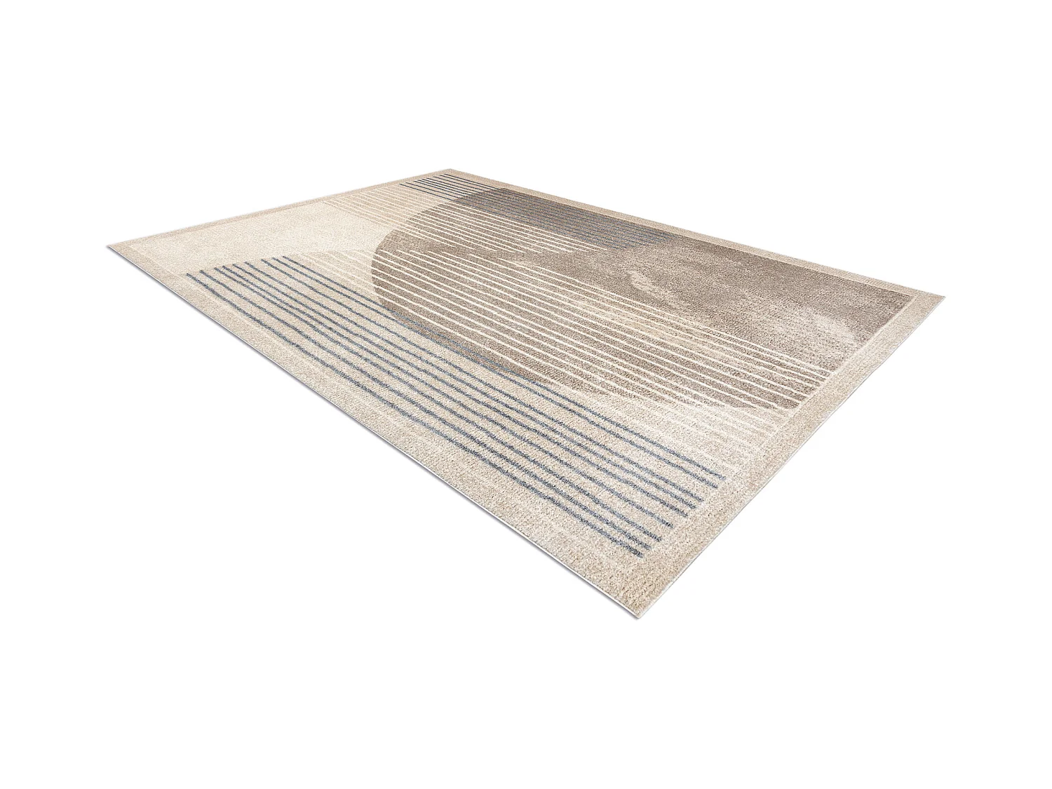 Tapijt FUSION 0815 crème / beige - Geometrisch, modern, abstract 180x270 cm