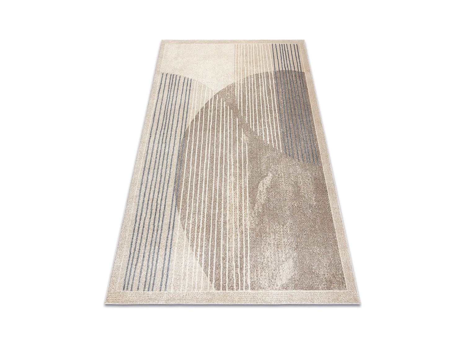Alfombra FUSION 0815 crema / beige - Geométrica, moderna, abstracta 280x370 cm