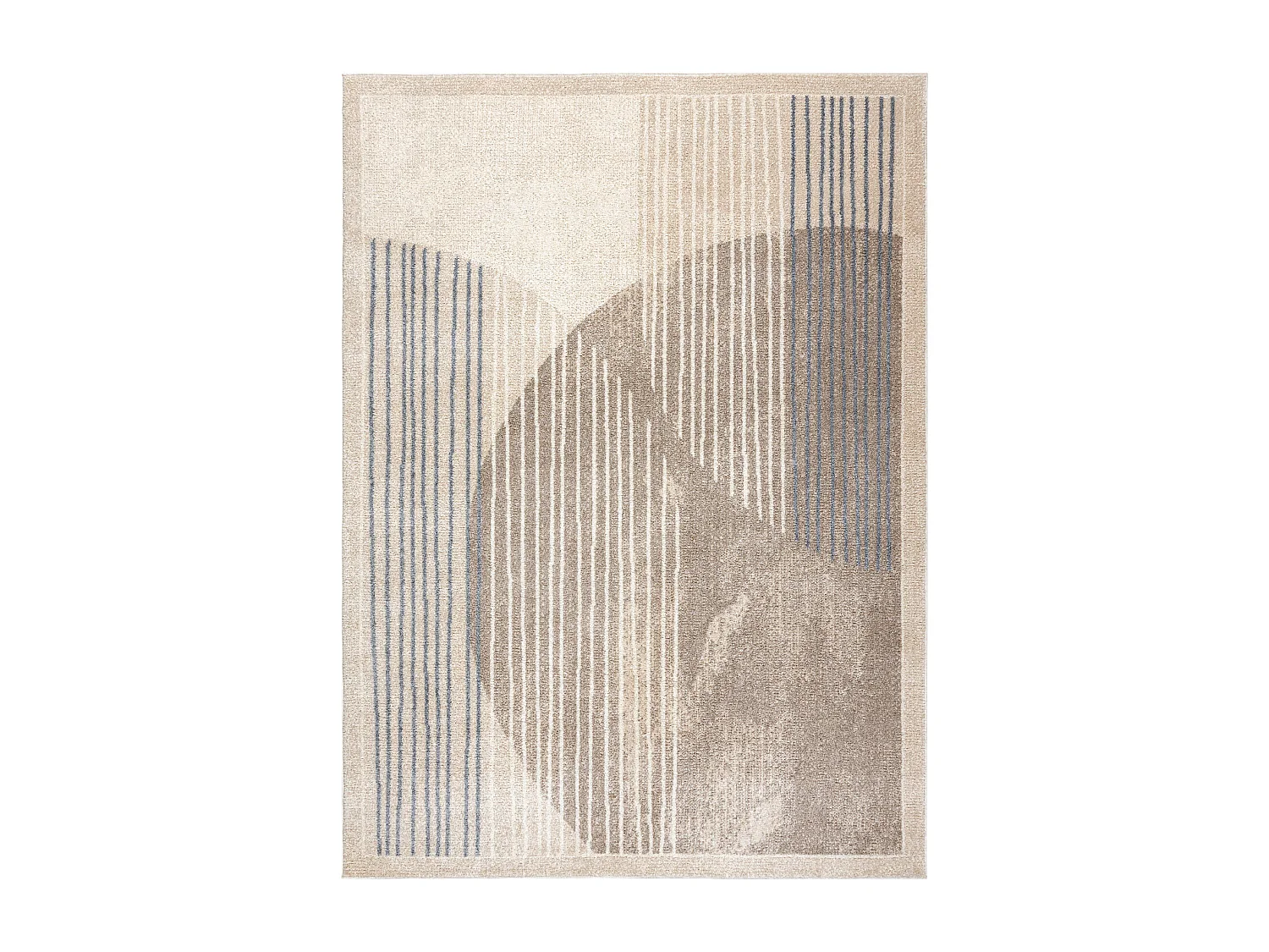 Tapis FUSION 0815 crème / beige - Géométrique, moderne, abstrait 280x370 cm