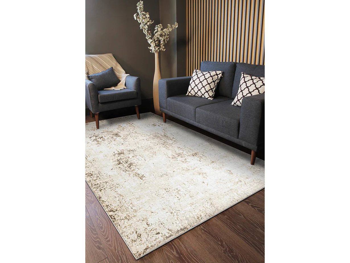 Dywan ALLURE 1959 Abstrakcja - Strukturalny, stylowy, glamour krem / b 200x290 cm