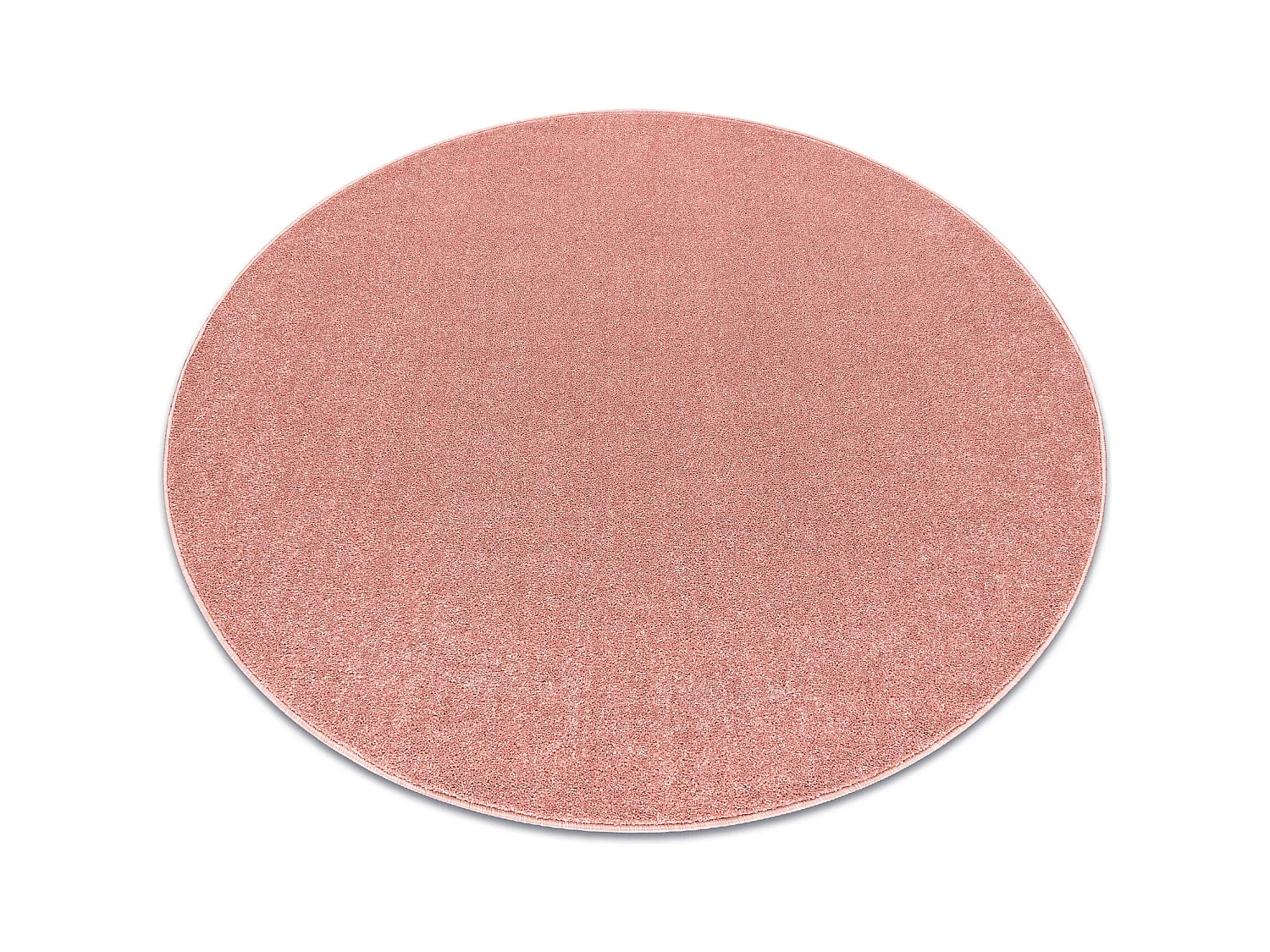 ETON PLUS Teppich Kreis Puderrosa, einfarbig, einheitlich, schlicht cercle 150 cm