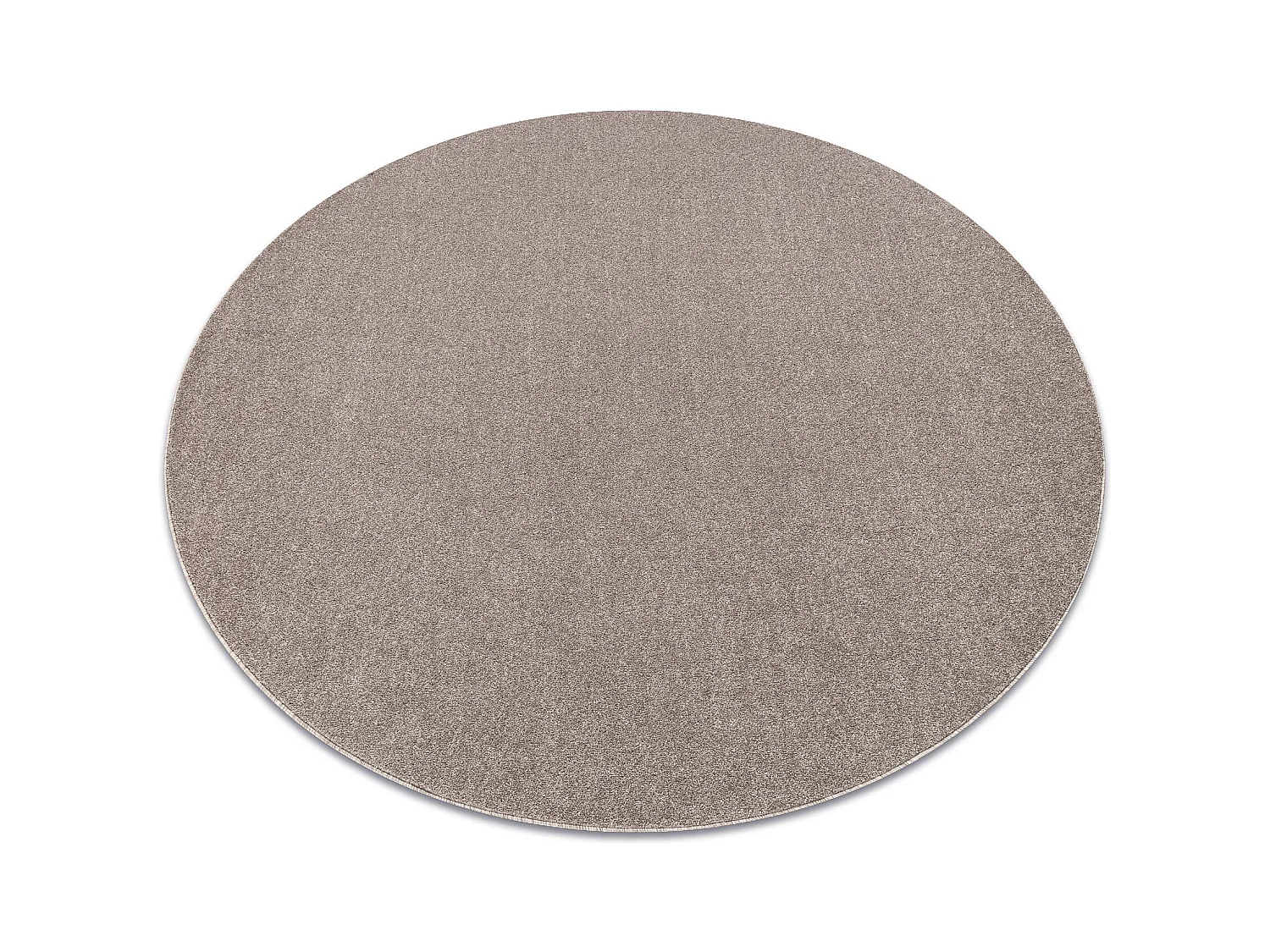 ETON PLUS Teppich Kreis beige, einfarbig, einheitlich, schlicht cercle 150 cm