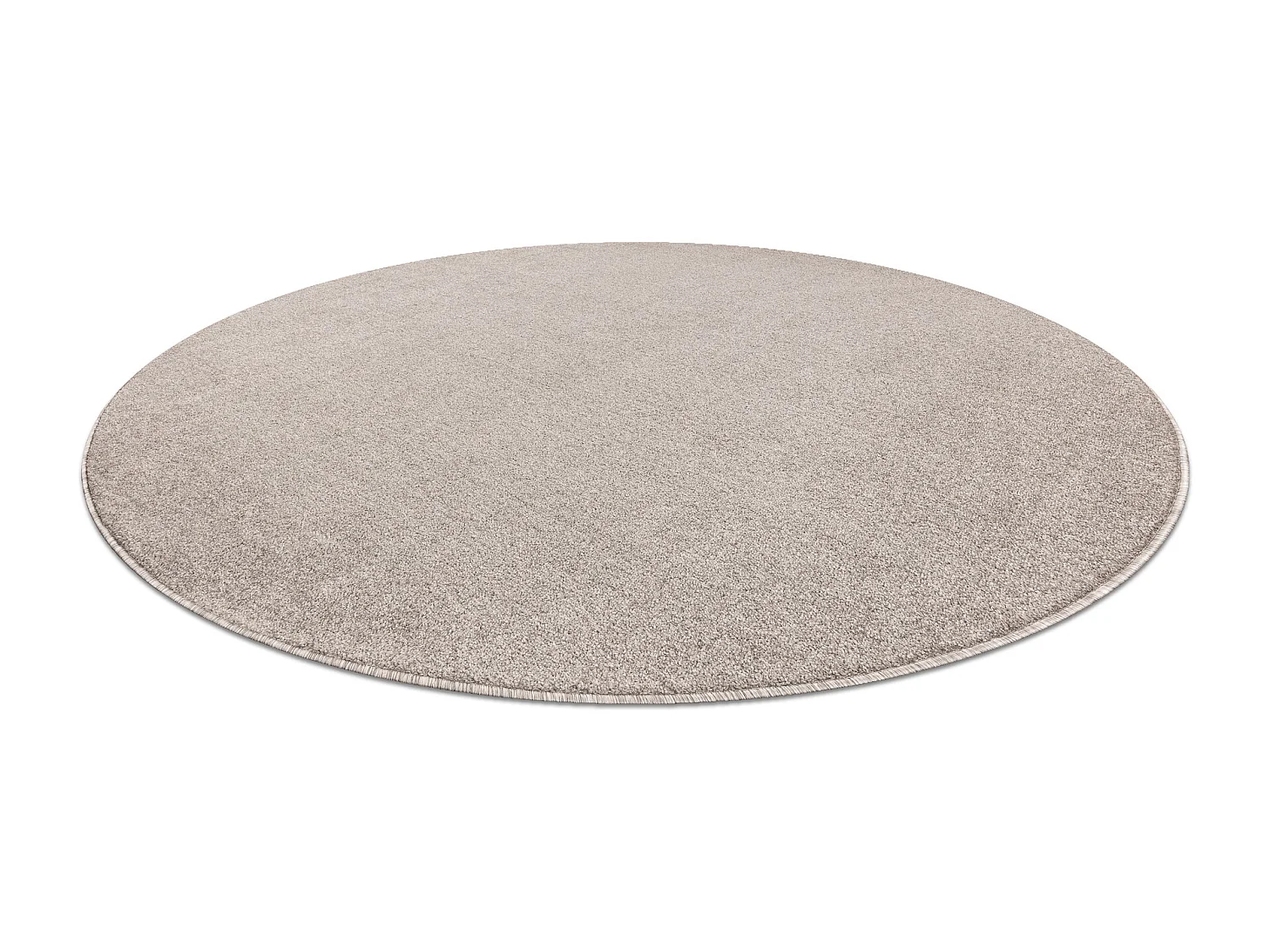 Dywan ETON PLUS koło beż jednolity, jednokolorowy, gładki cercle 150 cm