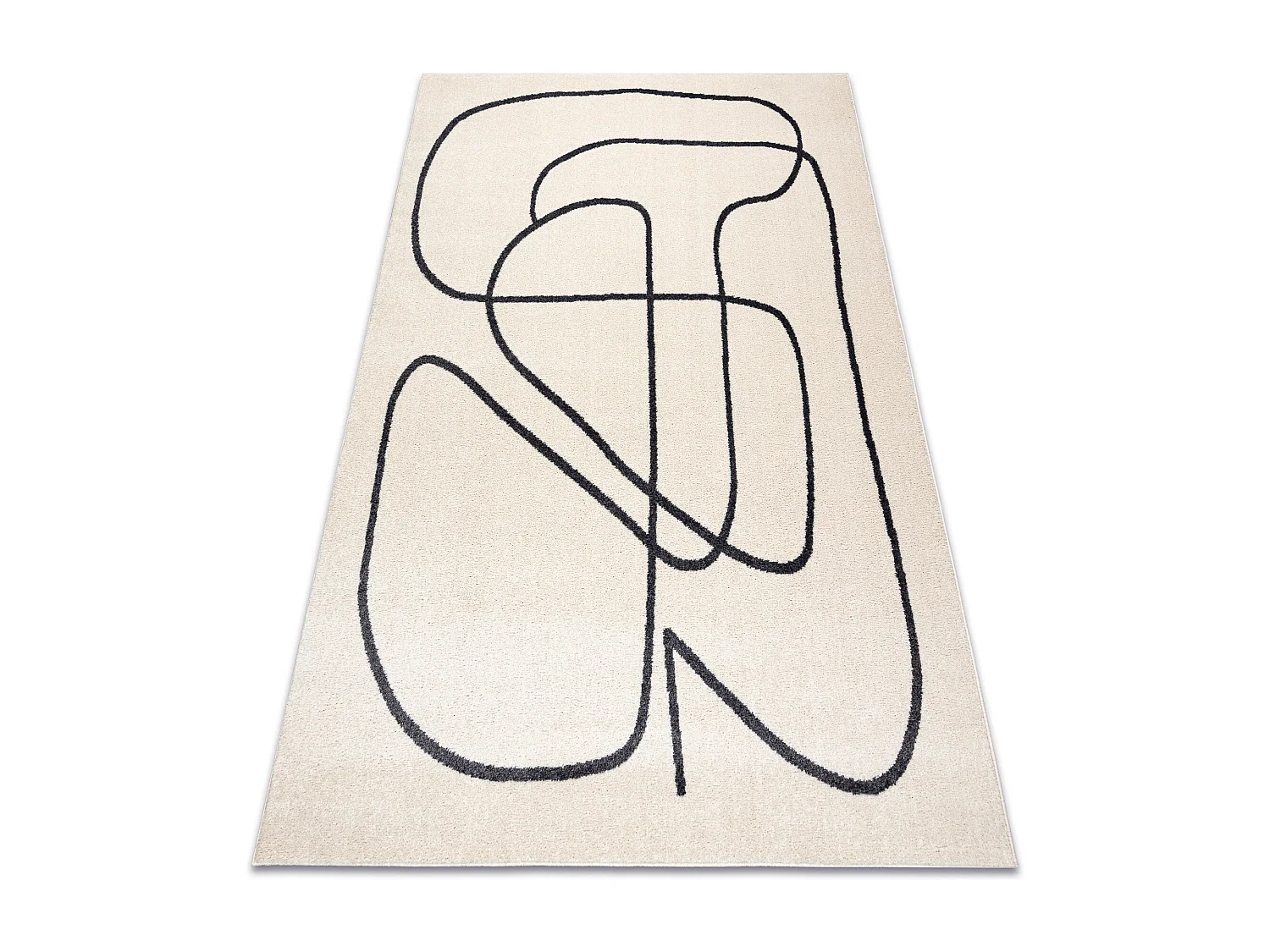 Tapete FUSION 8297 creme / cinza escuro - Linhas, moderno, abstrato 180x270 cm