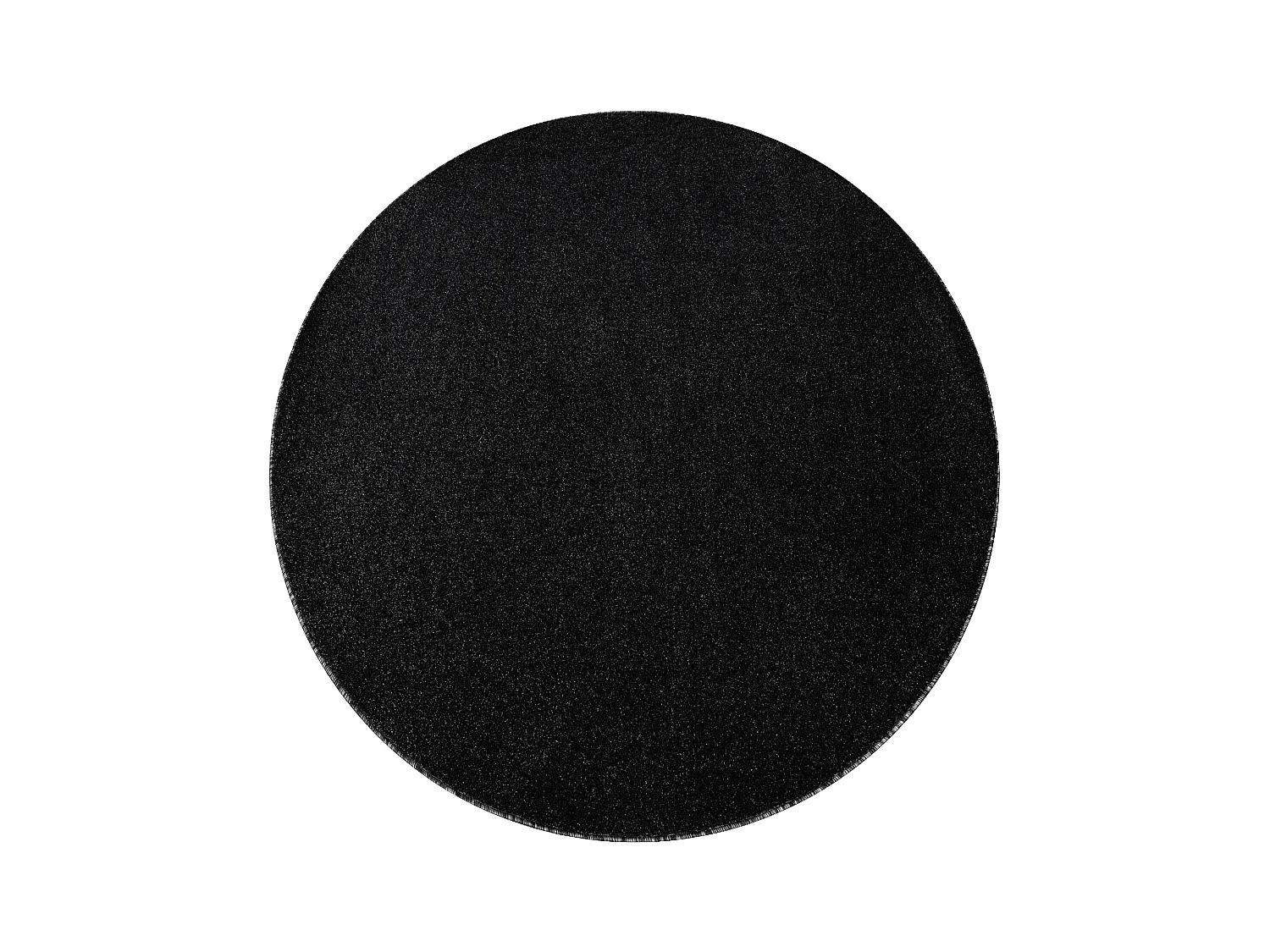 ETON PLUS Teppich Kreis Melange Anthrazit / Silber cercle 200 cm