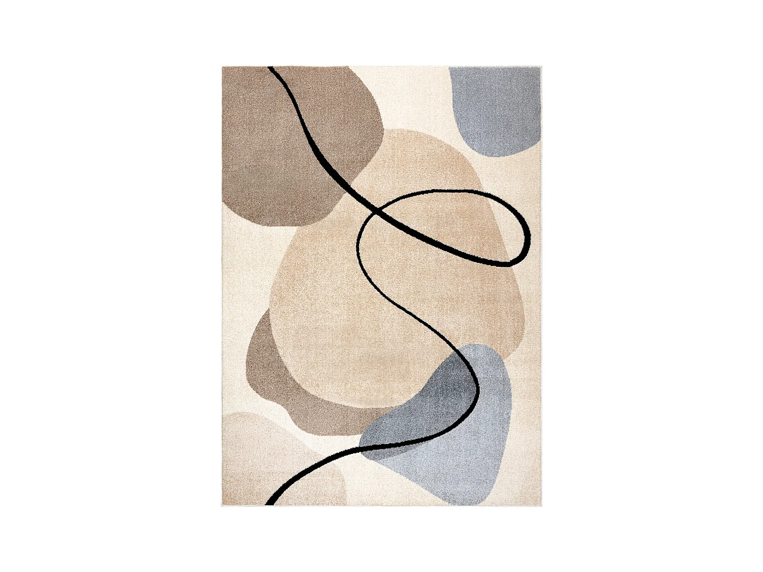 Teppich FUSION 9213 creme / beige - Geometrisch, modern, abstrakt 80x150 cm