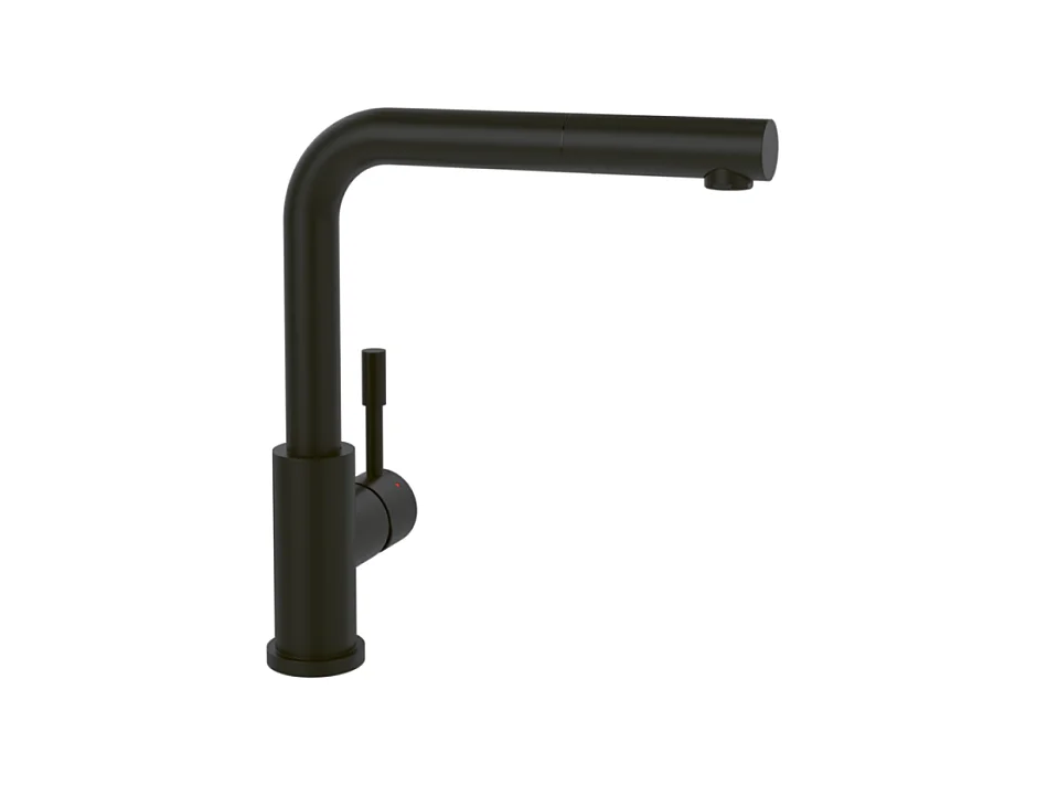 Robinet cuisine avec douchette VILLEROY ET BOCH Steel Shower window noir mat