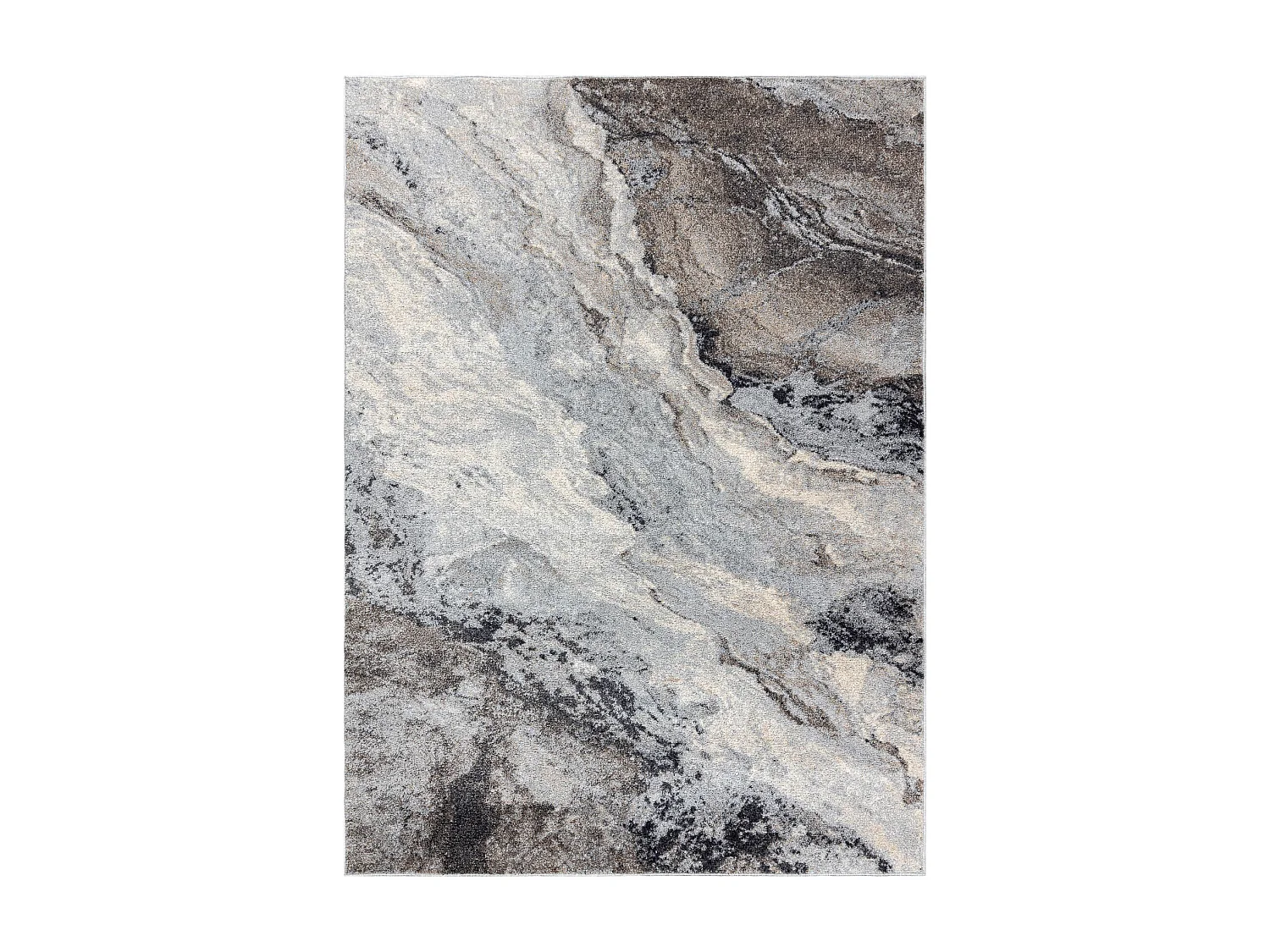 Alfombra FUSION 9613 gris claro / gris oscuro - Mármol, moderna, abst 180x270 cm