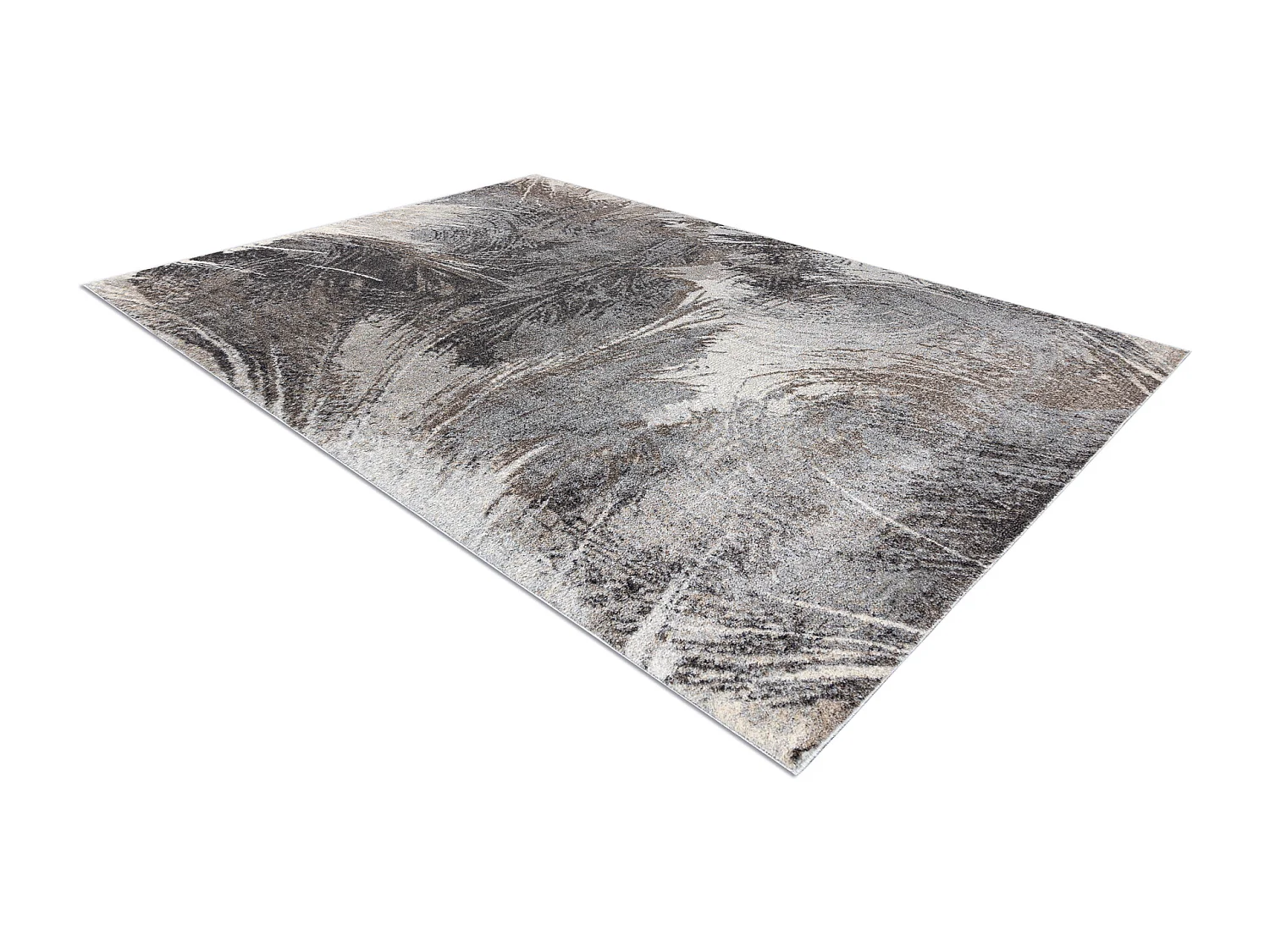 Tapis FUSION 9617 gris foncé / marron - Abstraction, moderne, abstrai 180x270 cm