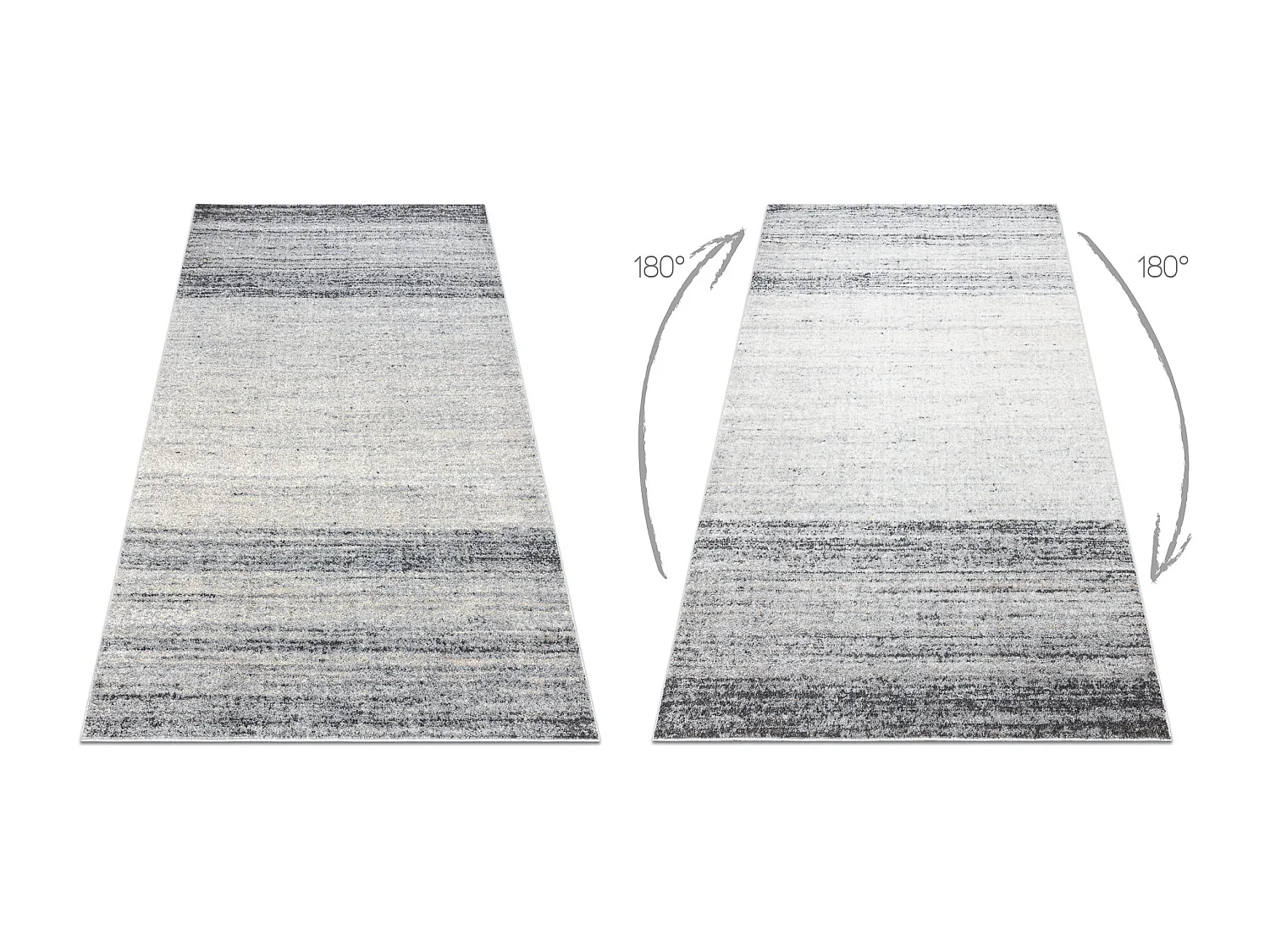 Tapijt FUSION 8252 grijskleuring / donker grijskleuring - Mengeling, m 280x370 cm