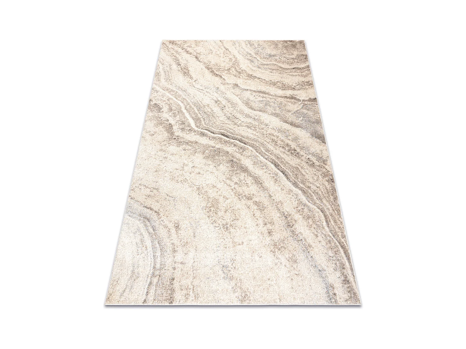 Tapis FUSION 9776 crème / beige - Dunes, le sable, moderne, abstrait 80x150 cm