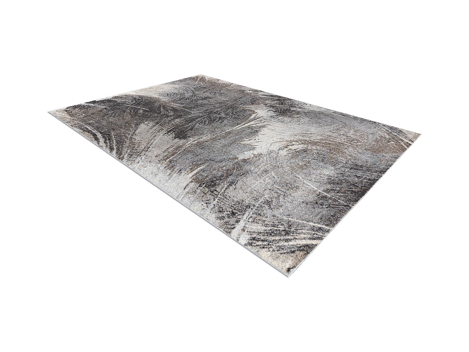 Tapis FUSION 9617 gris foncé / marron - Abstraction, moderne, abstrai 240x330 cm