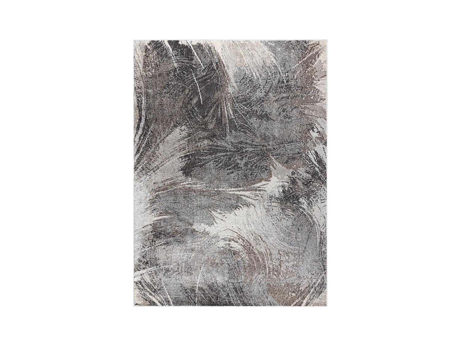 Tapis FUSION 9617 gris foncé / marron - Abstraction, moderne, abstrai 200x290 cm
