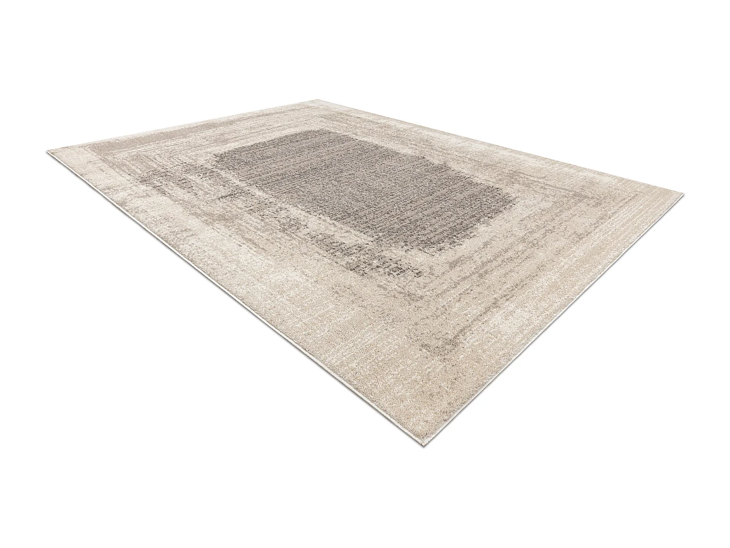 Dywan FUSION 8256 krem / beż - Ramka, vintage, nowoczesny, abstrakcyj 200x290 cm