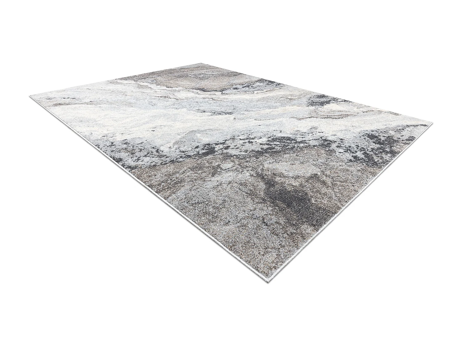 Tapijt FUSION 9613 grijskleuring / donker grijskleuring - Marmer, mode 120x170 cm