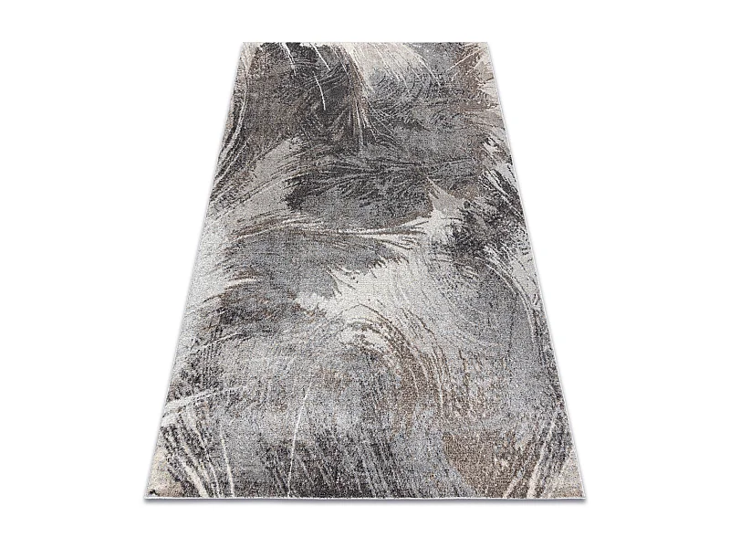 Tapis FUSION 9617 gris foncé / marron - Abstraction, moderne, abstrai 280x370 cm