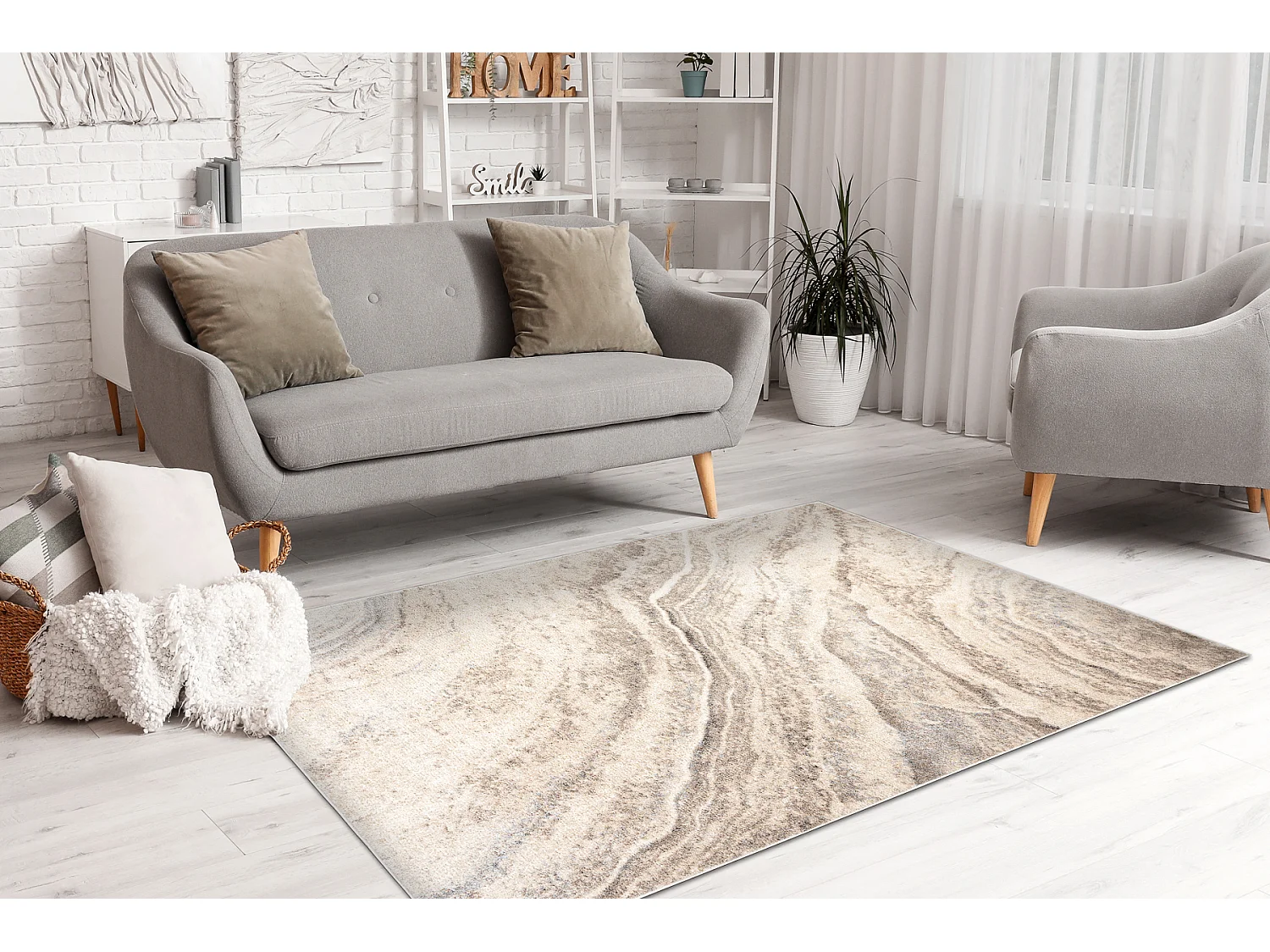 Tappeto FUSION 9776 crema / beige - Dune, sabbia, moderno, astratto 120x170 cm