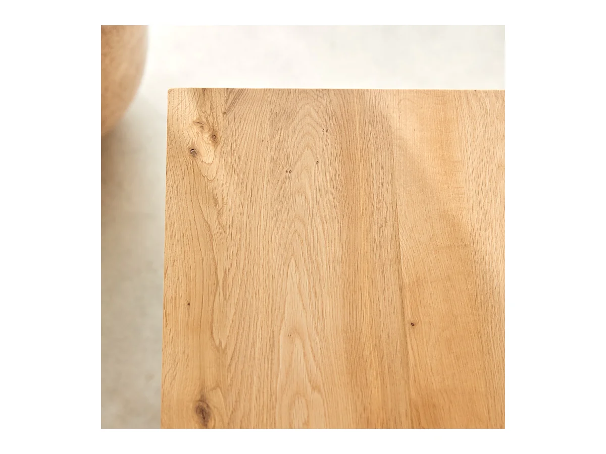 Mobile TV in legno di rovere massello con nodi 180 Anoa