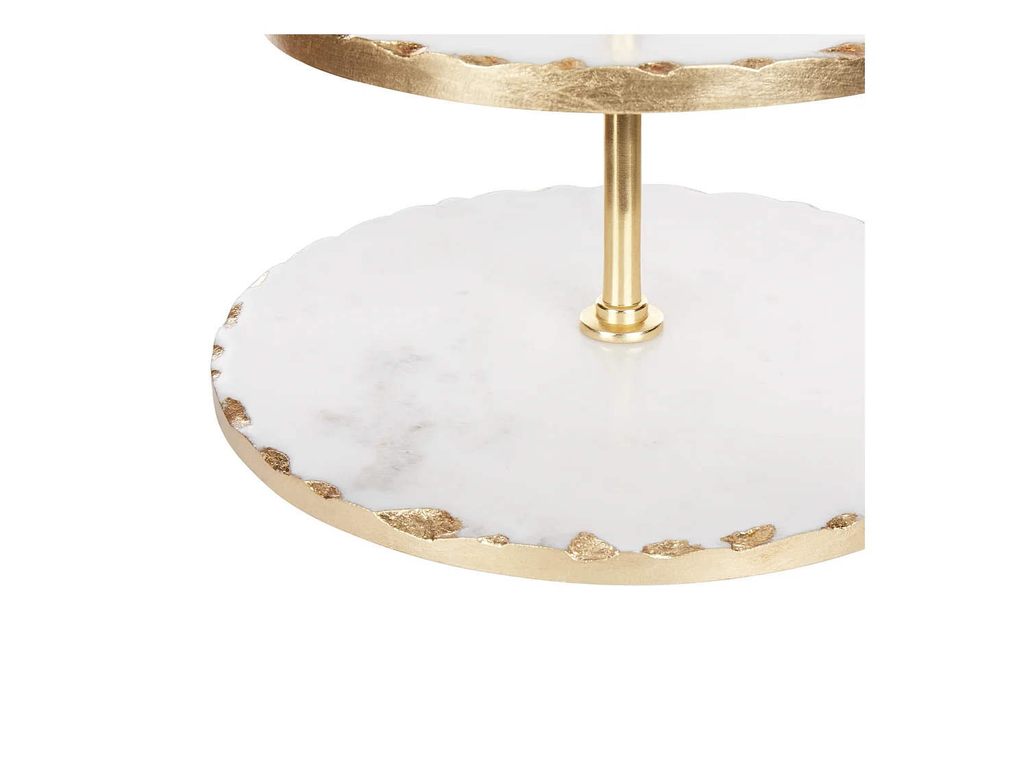 Support à gâteaux IPATI Pierre Marbre blanc