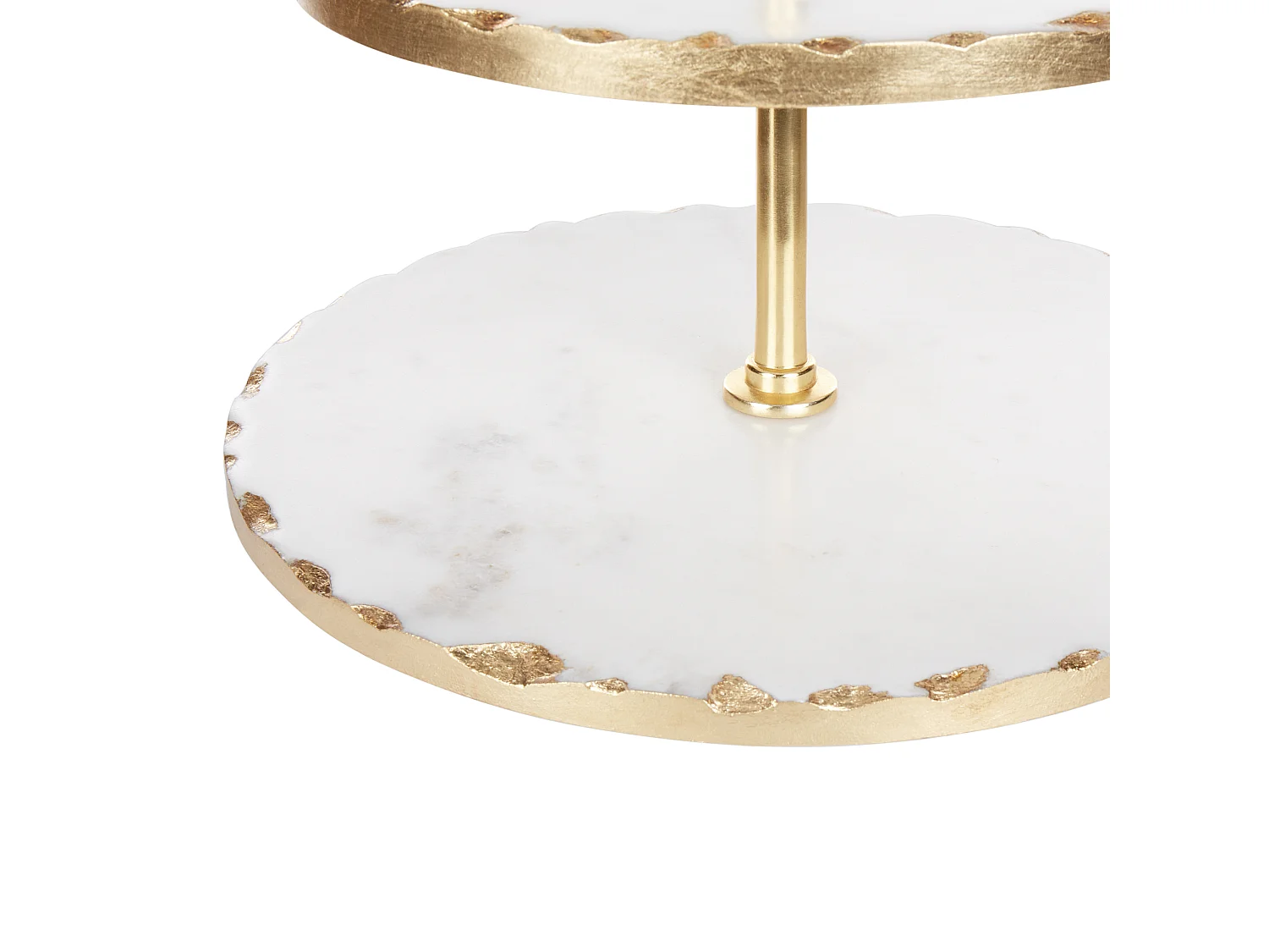 Soporte para tartas IPATI Piedra Mármol blanco