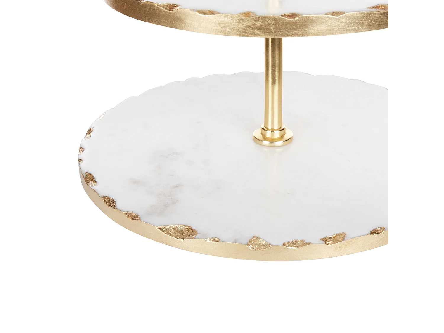 Support à gâteaux IPATI Pierre Marbre blanc