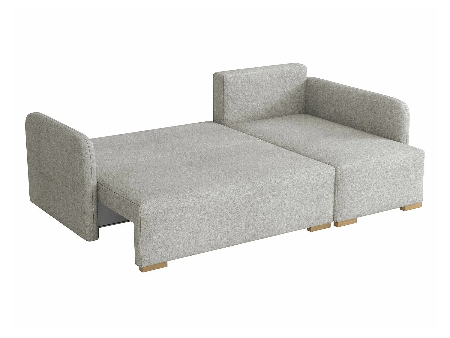 Sofá rinconero Columbus 245, Gris oscuro, Función de descanso
