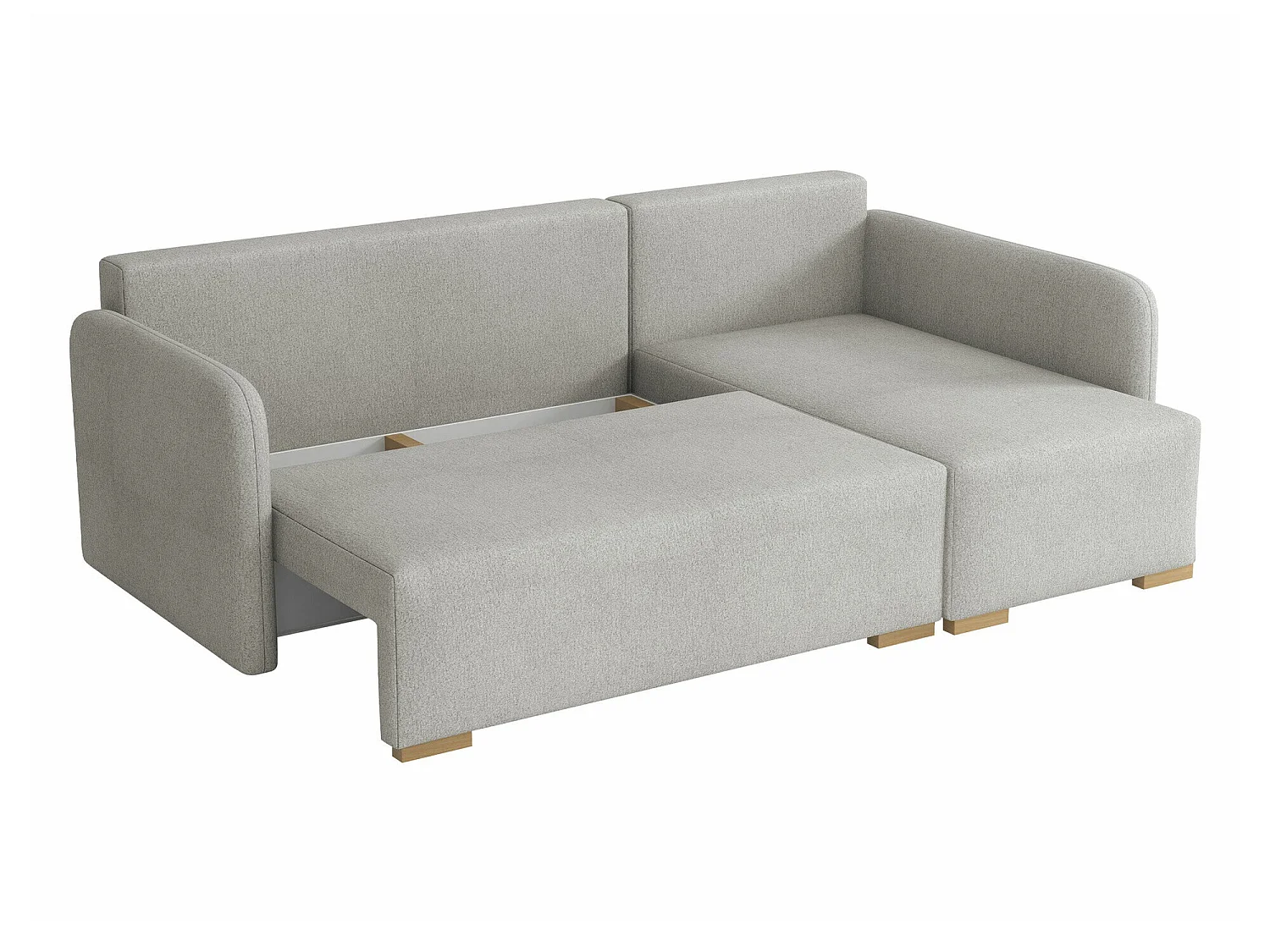 Sofá rinconero Columbus 245, Gris oscuro, Función de descanso