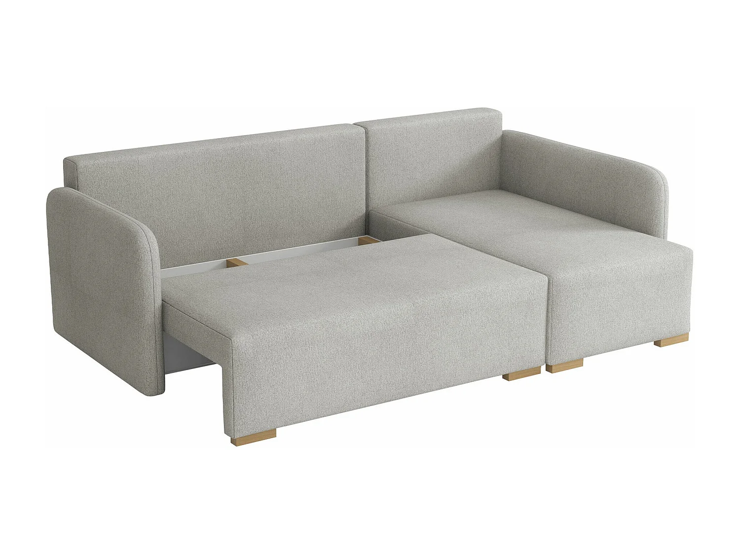 Canapé d'angle Columbus 245, Noir, Disponible, 220x140x85cm