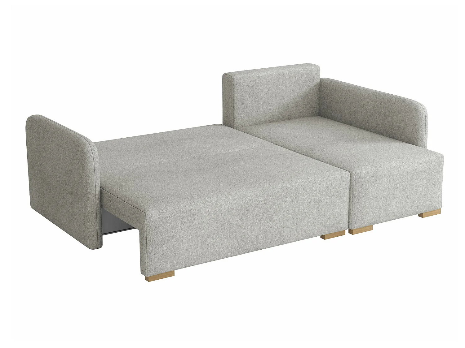 Sofá rinconero Columbus 245, Gris oscuro, Función de descanso